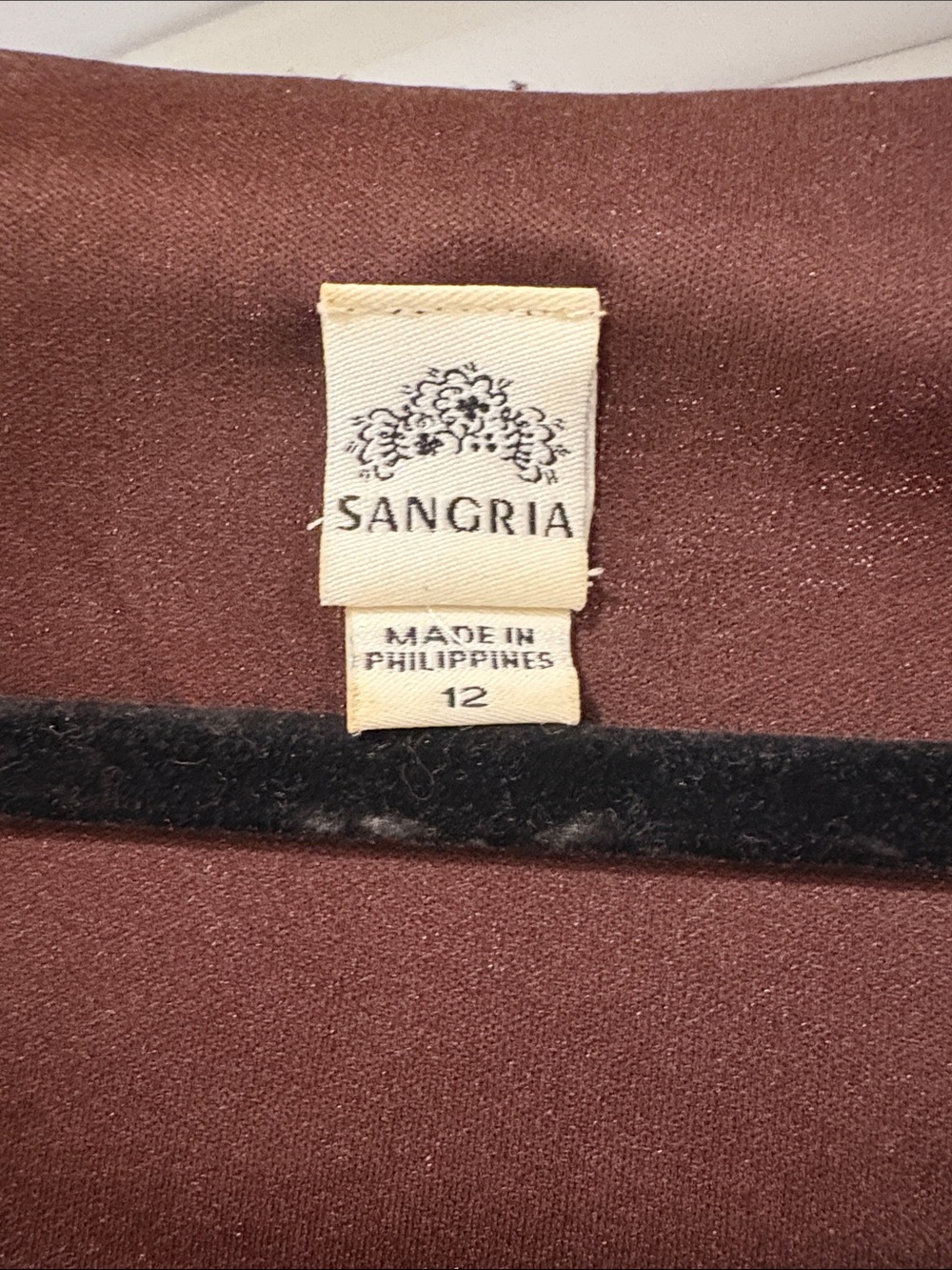 Signature by Sangria Earthy Chiffon Square Neck Ribbon Detail Dress 12 - Picture 2 of 8